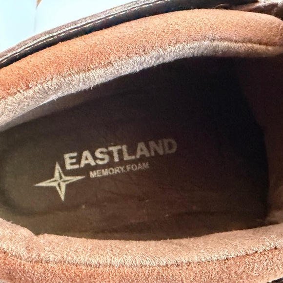 Eastland Men’s Finn Boots Brown Leather Synthetic Upper Memory Foam Size 8.5D - Picture 6 of 7